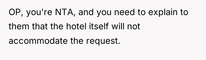 OP, you're NTA, and you need to explain to them...