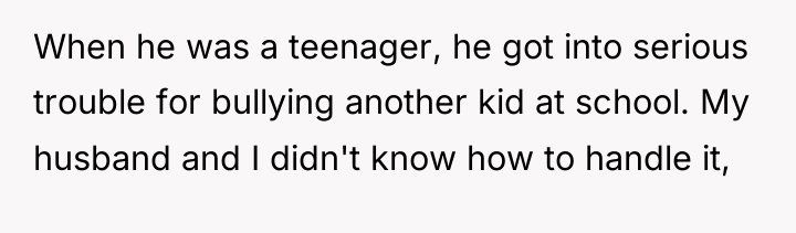 When he was a teenager, he got into serious trouble...