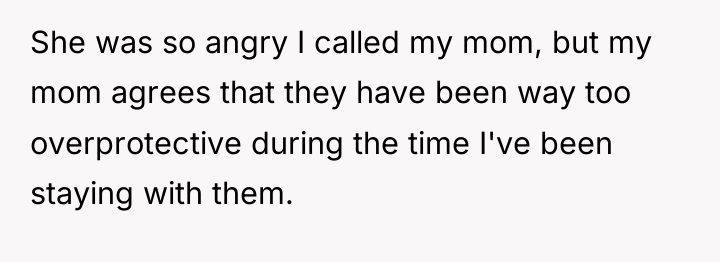 She was so angry I called my mom, but my...