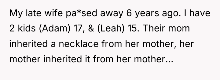 My late wife pa*sed away 6 years ago. I have...