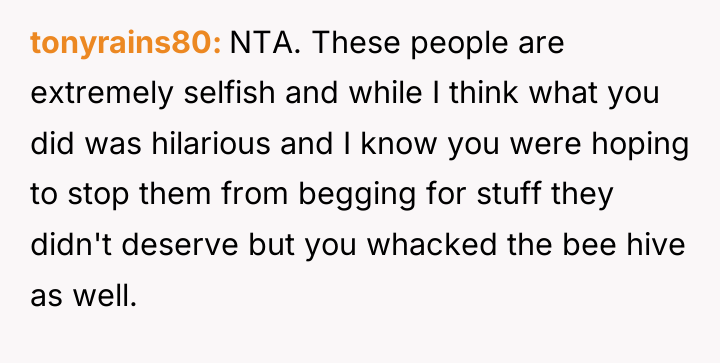 tonyrains80 NTA. These people are extremely selfish and while I...
