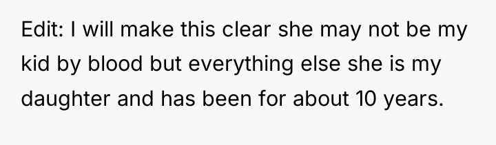 Edit: I will make this clear she may not be...