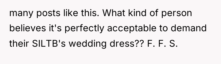 many posts like this. What kind of person believes it's...