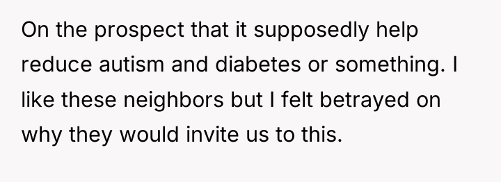 On the prospect that it supposedly help reduce autism and...