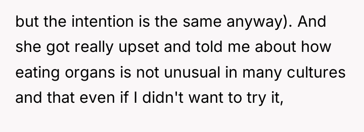 but the intention is the same anyway). And she got...