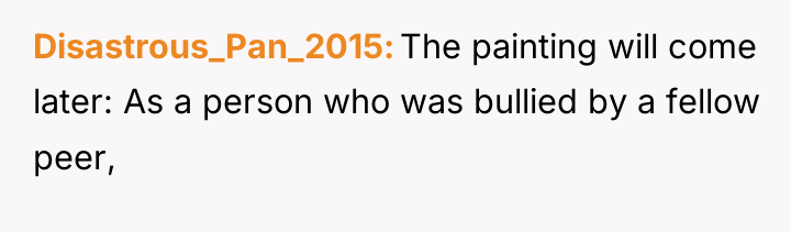 Disastrous_Pan_2015 The painting will come later: As a person who...