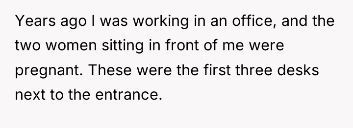 Years ago I was working in an office, and the...