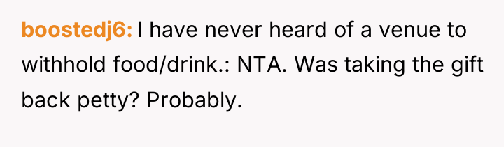 boostedj6 I have never heard of a venue to withhold...
