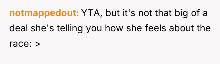 notmappedout YTA, but it's not that big of a deal...