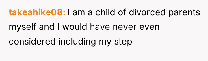 takeahike08 I am a child of divorced parents myself and...