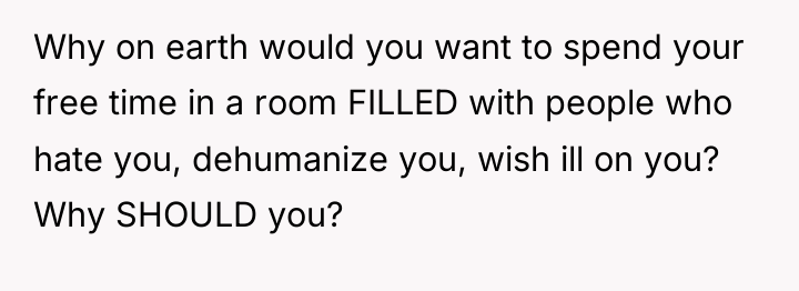 Why on earth would you want to spend your free...