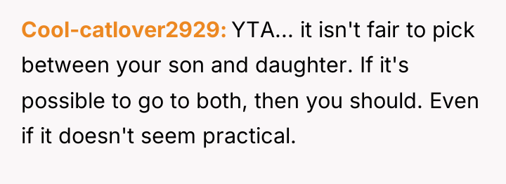 Cool-catlover2929 YTA... it isn't fair to pick between your son...