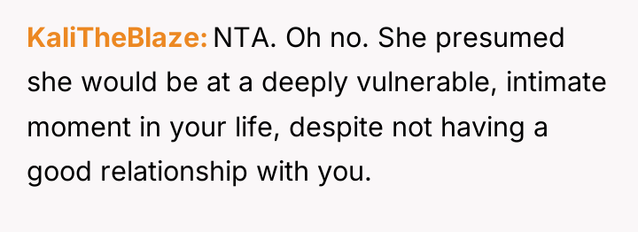 KaliTheBlaze NTA. Oh no. She presumed she would be at...