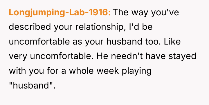 Longjumping-Lab-1916 The way you've described your relationship, I'd be uncomfortable...