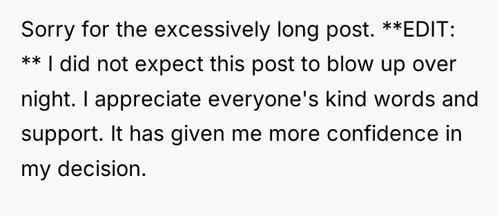 Sorry for the excessively long post. **EDIT: ** I did...