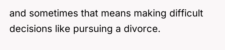 and sometimes that means making difficult decisions like pursuing a...