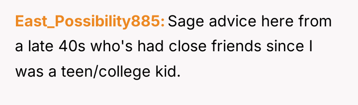 East_Possibility885 Sage advice here from a late 40s who's had...