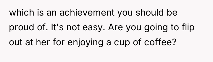 which is an achievement you should be proud of. It's...