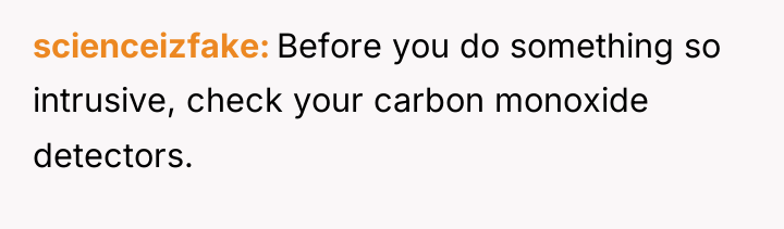 scienceizfake Before you do something so intrusive, check your carbon...