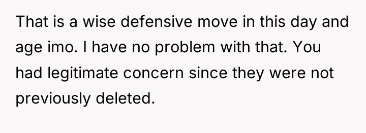 That is a wise defensive move in this day and...
