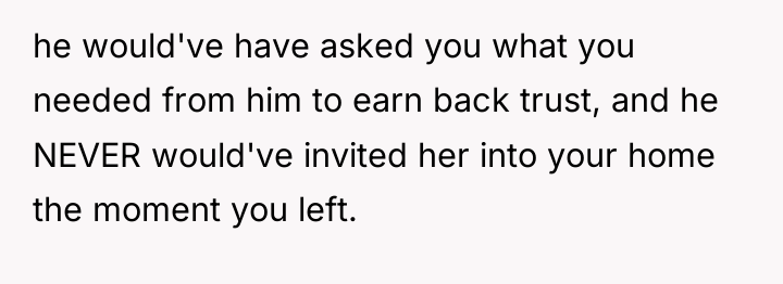 he would've have asked you what you needed from him...