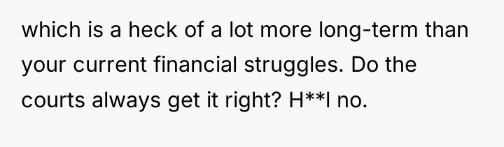 which is a heck of a lot more long-term than...