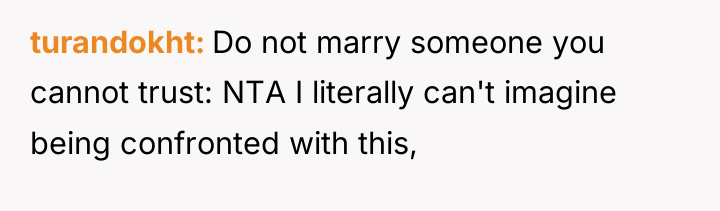 turandokht Do not marry someone you cannot trust: NTA I...