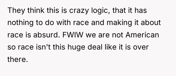 They think this is crazy logic, that it has nothing...