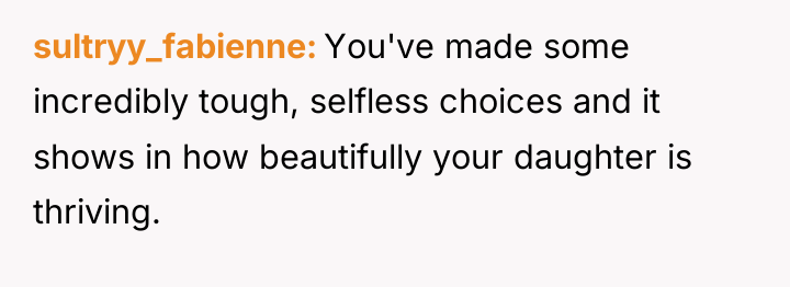 sultryy_fabienne You've made some incredibly tough, selfless choices and it...