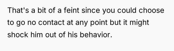 That's a bit of a feint since you could choose...