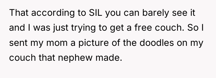 That according to SIL you can barely see it and...