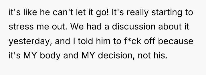 it's like he can't let it go! It's really starting...