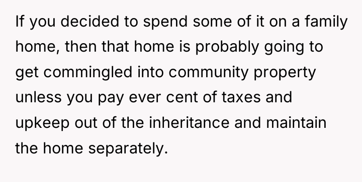 If you decided to spend some of it on a...