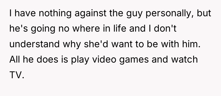 I have nothing against the guy personally, but he's going...