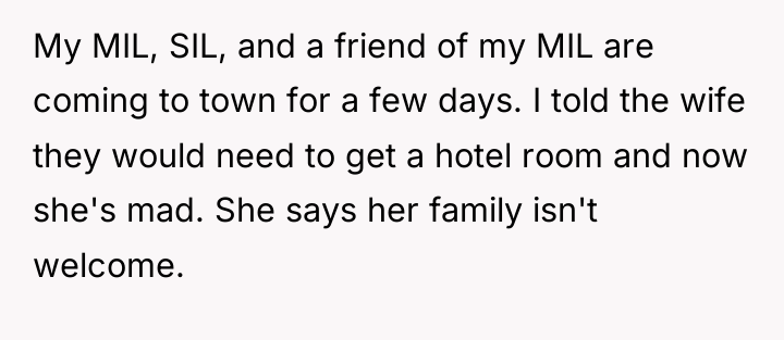 My MIL, SIL, and a friend of my MIL are...
