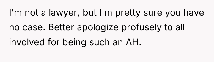 I'm not a lawyer, but I'm pretty sure you have...