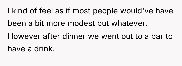 I kind of feel as if most people would've have...