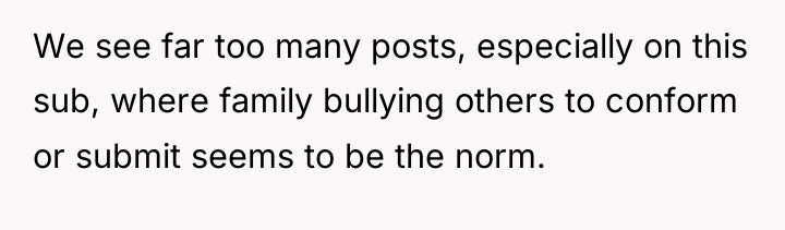 We see far too many posts, especially on this sub,...