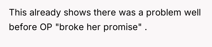 This already shows there was a problem well before OP...