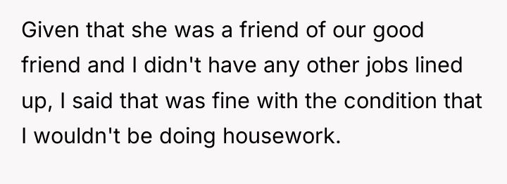 Given that she was a friend of our good friend...