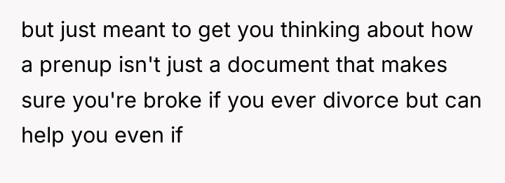 but just meant to get you thinking about how a...