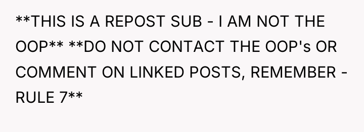 **THIS IS A REPOST SUB - I AM NOT THE...