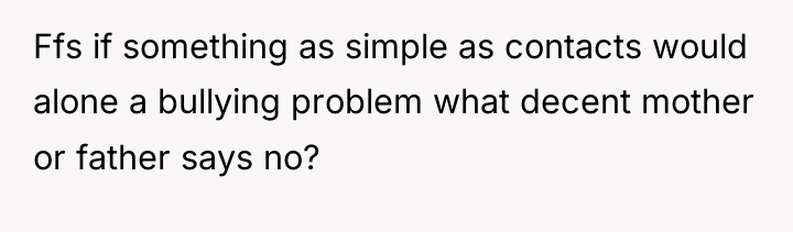 Ffs if something as simple as contacts would alone a...