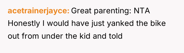 acetrainerjayce Great parenting: NTA Honestly I would have just yanked...