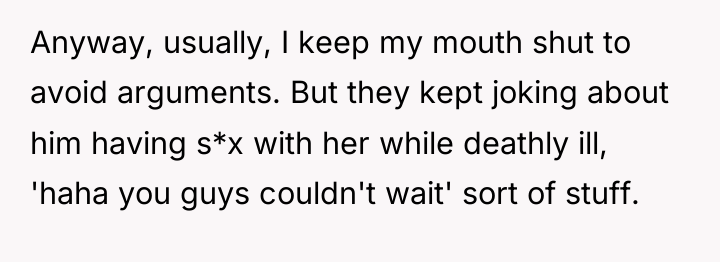 Anyway, usually, I keep my mouth shut to avoid arguments....