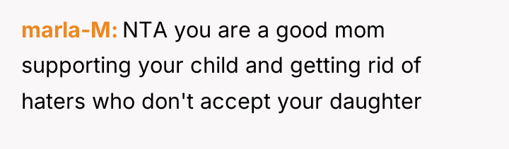 marla-M NTA you are a good mom supporting your child...