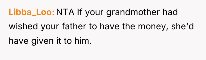 Libba_Loo NTA If your grandmother had wished your father to...