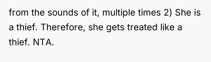 from the sounds of it, multiple times 2) She is...