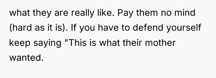 what they are really like. Pay them no mind (hard...