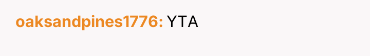 oaksandpines1776 YTA